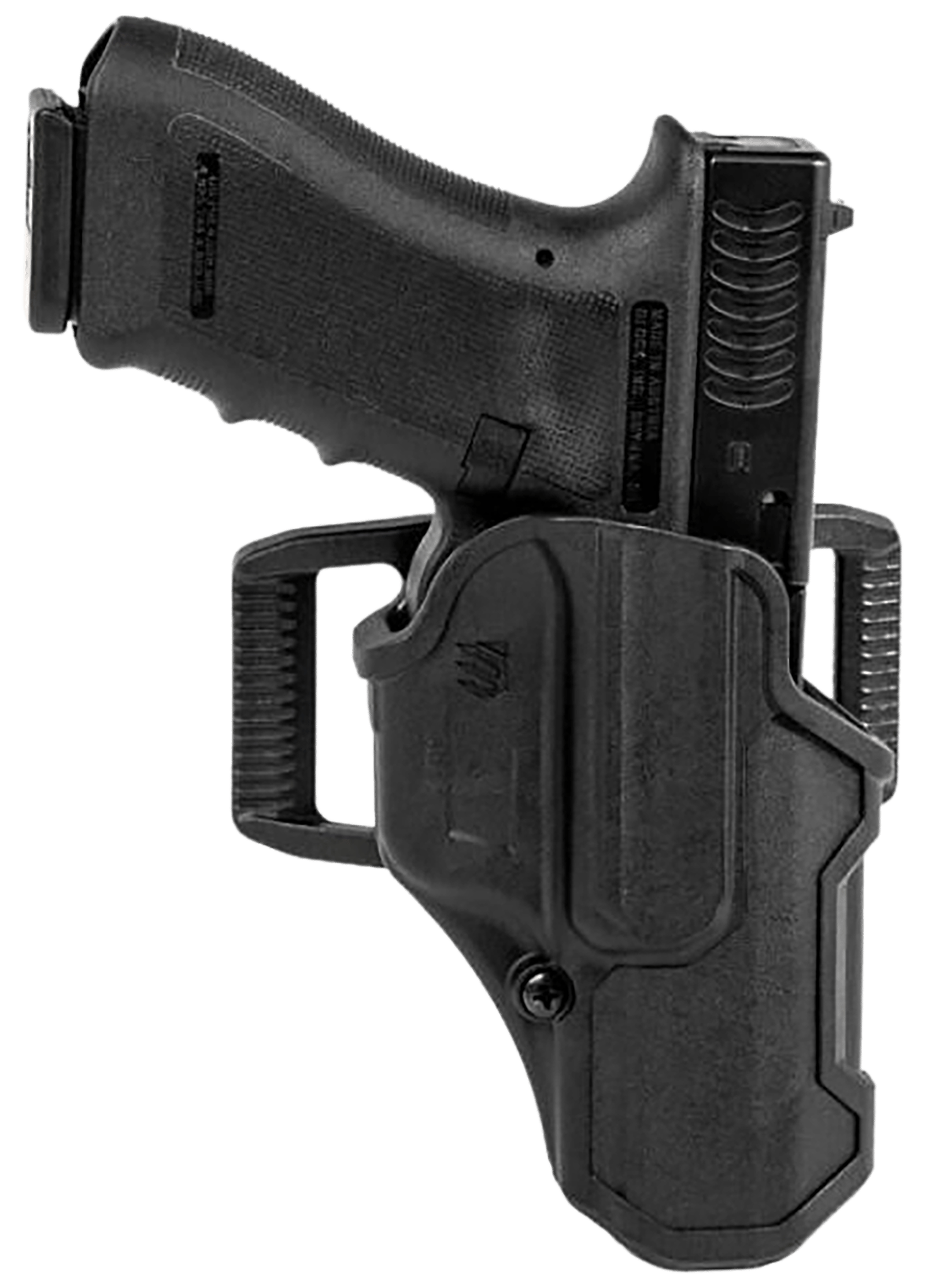 Blackhawk 410757BKR T-Series L2C Non-Light Bearing OWB Black Polymer Belt Slide Fits S&W M&P/SD/Taurus PT 24/7 Pro Right Hand
