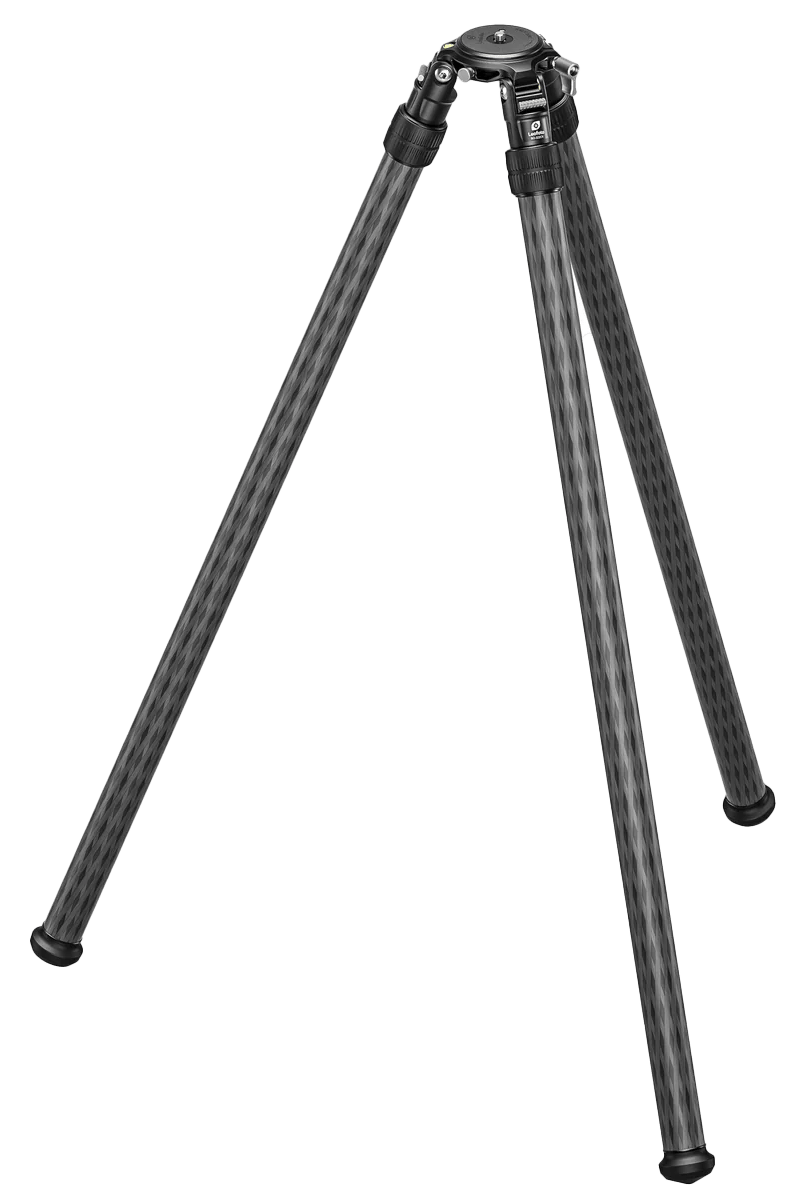 Leofoto Usa SO-322CX Inverted 2 Section Carbon Fiber Tripod Tripod 6.30"-63.98" High Black Aluminum