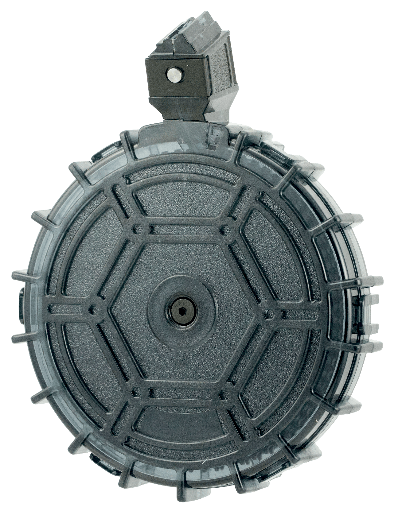 ProMag RUGA30 Ruger 10/22  70rd Drum 22 LR Fit Ruger 10/22/Ruger Charger Black Polycarbonate