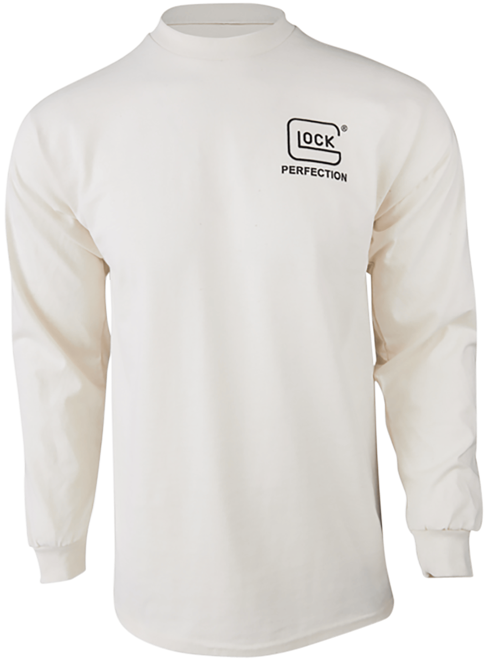 Glock AP96073 Born In Austria  Tan Pre-Shrunk Cotton Long Sleeve Large