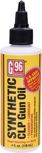 G96 CASE LOT OF 12 SYNTHETIC CLP GUN OIL 4OZ BOTTLE