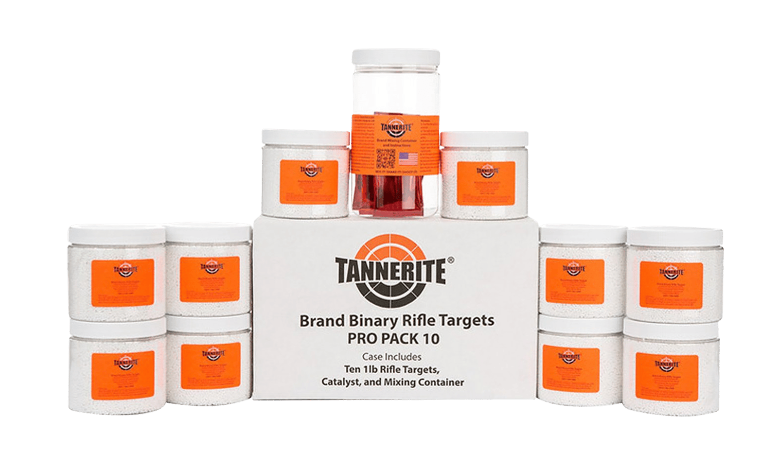 Tannerite PP410 Pro Pak  Impact Enhancement Explosion White Vapor Centerfire Rifle Firearm 1 lb 10 Targets