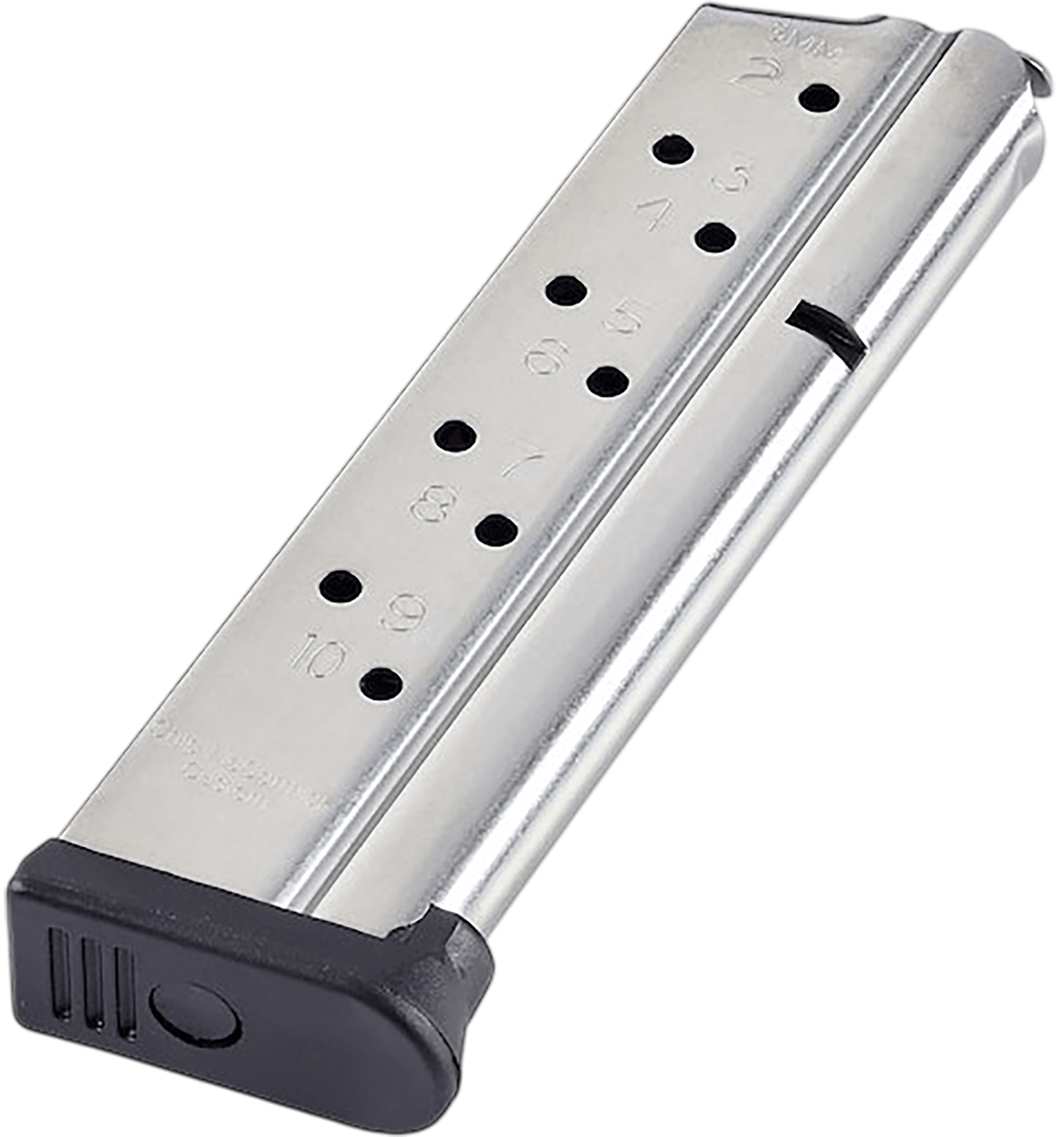 CMC Products MRP9FS10 Range Pro  10rd 9mm Fits 1911 Full Size Stainless/Black Fluoropolymer
