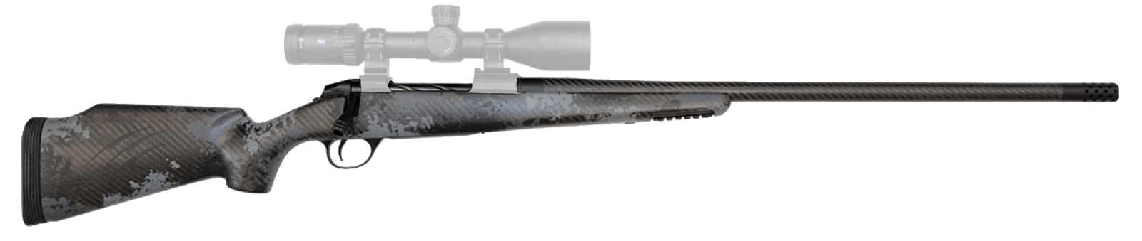 Fierce Firearms FCRG7MMRM24TP Carbon Rage  Full Size 7mm Rem Mag 3+1 24" Black C3 Carbon Fiber Barrel, Tungsten Gray Cerakote Titanium Receiver, Phantom Camo Fixed Fierce Tech C3 Stock, Right Hand