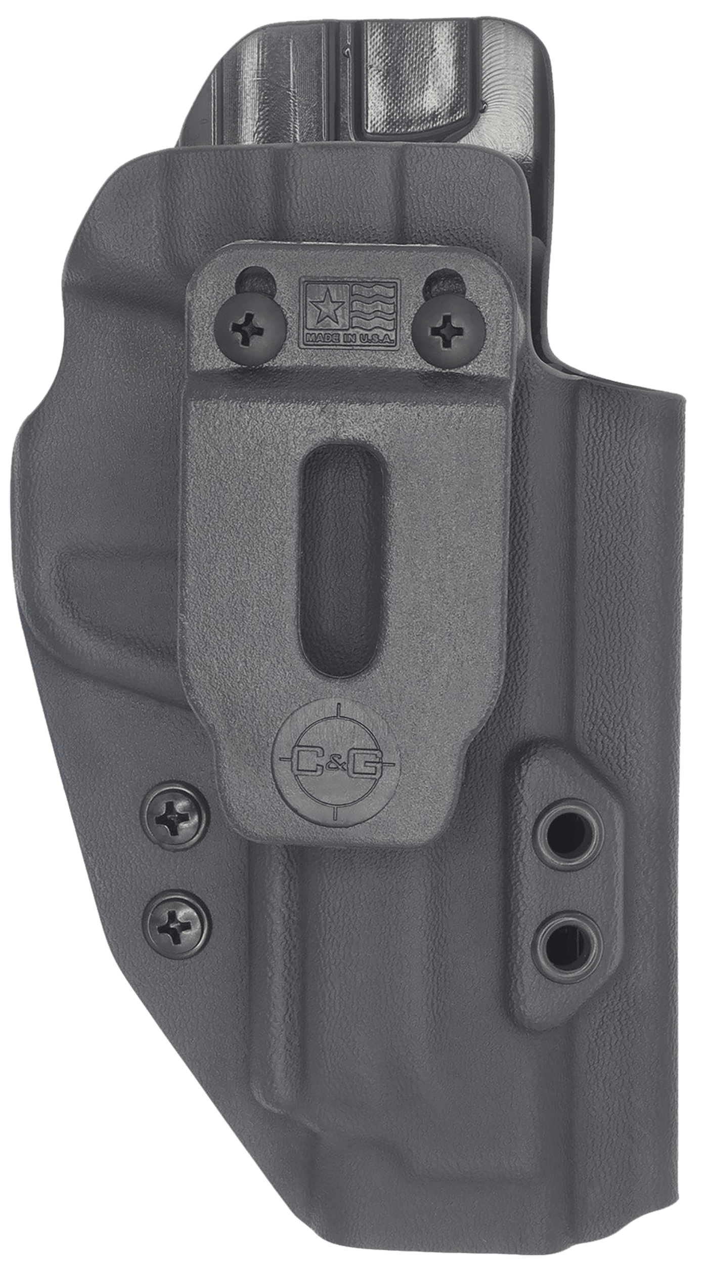 C&G Holsters 0568100 Covert  IWB Black Kydex Belt Clip Fits S&W M&P 9/40 4.25" Right Hand