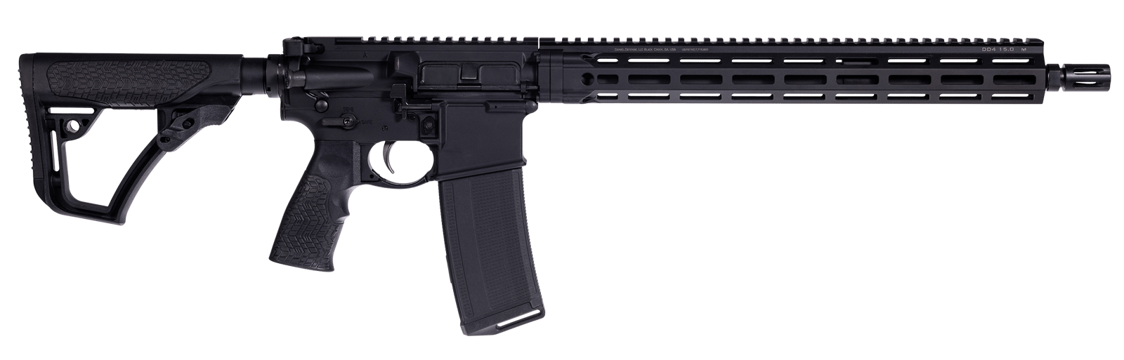 Daniel Defense 0220112138047 DD4 RIII V7 5.56 NATO 30+1 16" M-LOK Black