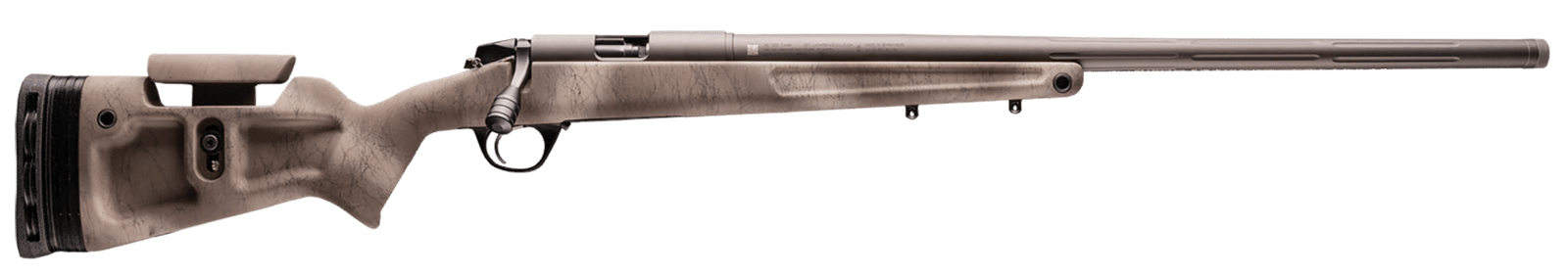 CVA PR5030N Endura Pro 45 Cal 26" Tungsten Cerakote Fluted Threaded Barrel, Drilled & Tapped Stainless Steel Receiver, Grayboe Eagle Pro Desert Camo w/Black Webbing Synthetic Stock