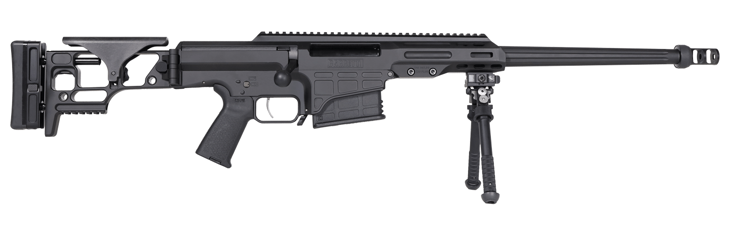 Barrett 19972 MRAD Covert 6.5 Creedmoor 10+1 17" Black Match Grade Fluted Barrel, Black Cerakote Aluminum Receiver w/Picatinny Rail, M-LOK Handguard, Side Folding w/Adj Comb Black Polymer Stock, Black