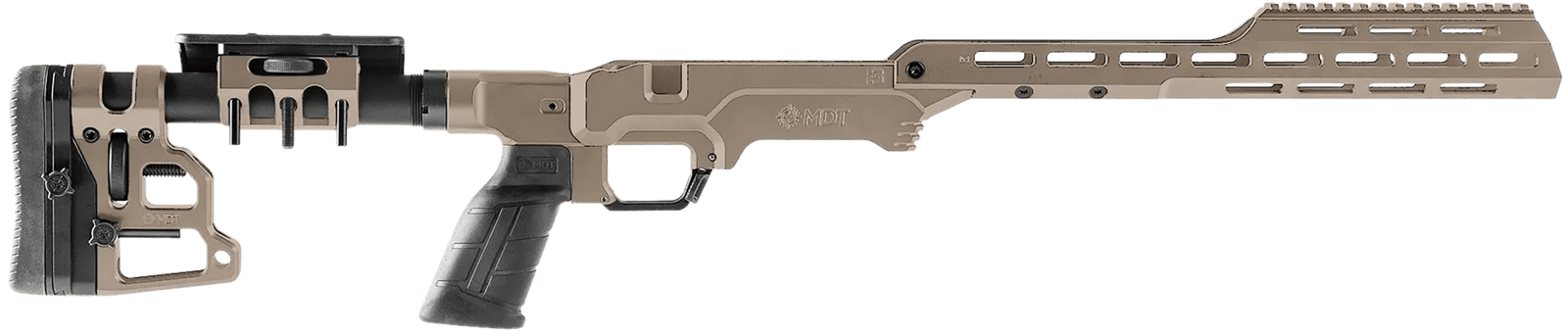 Mdt Sporting Goods Inc 114643FDE The Tactical LSS Gen3 Flat Dark Earth Fits Savage 110 Short Action