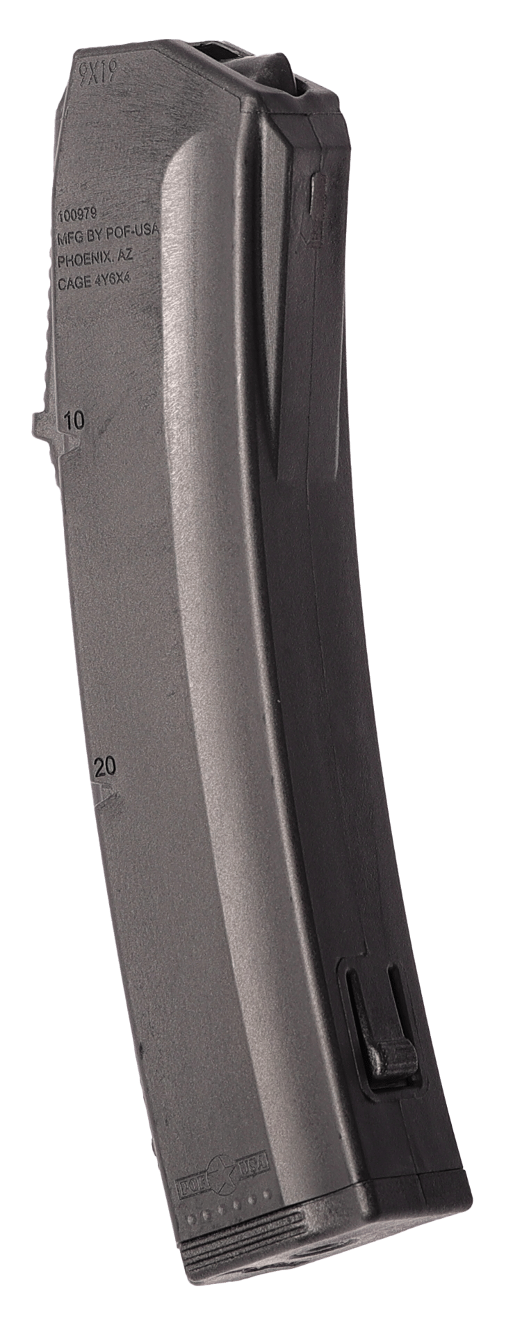 Patriot Ordnance Factory 00829 Replacement Magazine Phoenix 10rd 9mm Luger Black Polymer