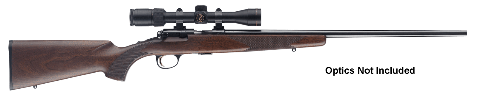 Browning 025175202 T-Bolt Sporter Full Size 22 LR 10+1 22" Blue Polished Steel Barrel, Drilled & Tapped Blue Steel Receiver, Fixed Black Walnut Stock, Right Hand