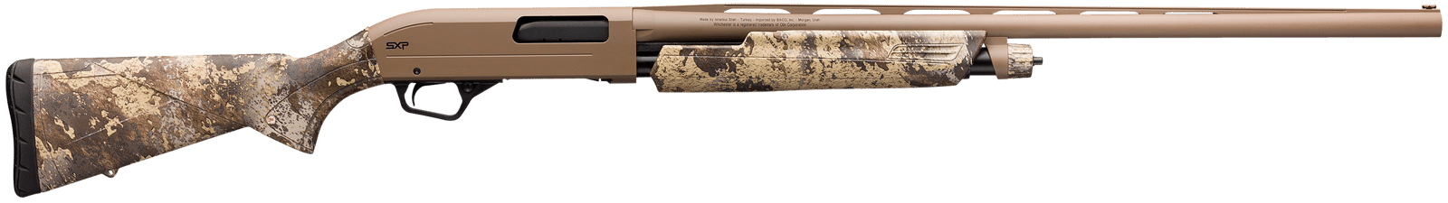 Winchester Repeating Arms 512401291 SXP Hybrid Hunter 12 Gauge 26" 4+1 3.5" Flat Dark Earth Perma-Cote Rec/Barrel TrueTimber Prairie Stock Right Hand (Full Size) Includes 3 Invector-Plus Chokes