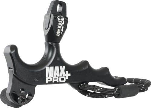 T.R.U. BALL RELEASE MAX PRO+ HAND HELD 4-FINGER THUMB BLACK