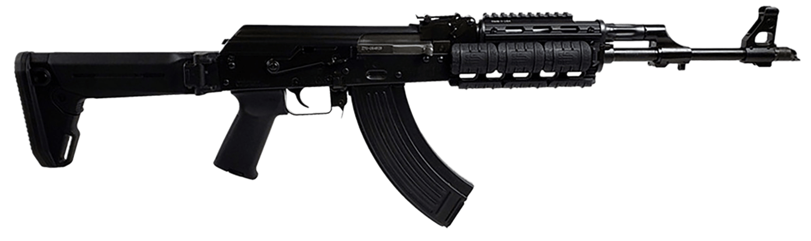 Zastava Arms Usa ZR7762QR ZPAPM70  7.62x39mm 30+1 16.30" Barrel, Black Magpul Furniture, Zhukov Side Folder Stock, Picatinny Quad Rail