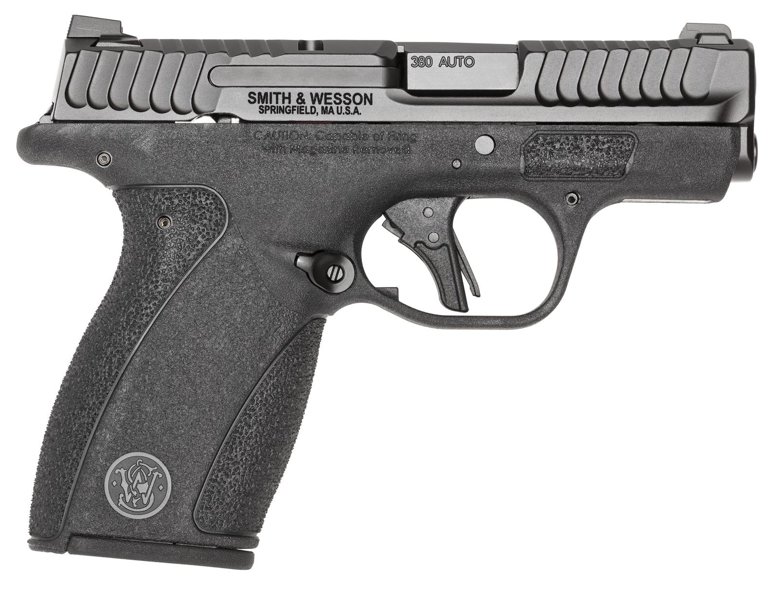Smith & Wesson 13927 Bodyguard 2.0 Micro Frame 380 ACP 12+1 2.75" Black Armornite Stainless Steel Barrel, Black Armornite Serrated Stainless Steel Slide, Black Polymer Frame, Textured Grip