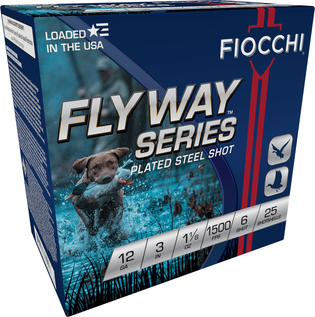 Fiocchi 123ST6 Flyway  12Gauge 3" 1 1/8oz 6Shot 25 Per Box/10 Case