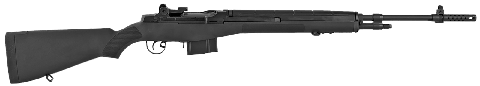 Springfield Armory MA9106CA M1A Standard Issue *CA Compliant 308 Win/7.62x51mm 10+1 22" Black Parkerized Carbon Steel Barrel, Black Parkerized Steel Receiver, Black Synthetic Fixed Stock, Right Hand
