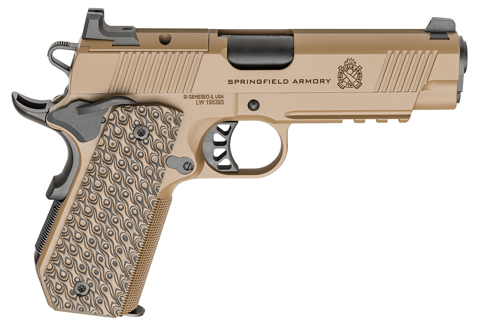 SPG PC9124LRCBCCAOS 45 TRP 1911 CRYCT/LTRL 4.2 COY