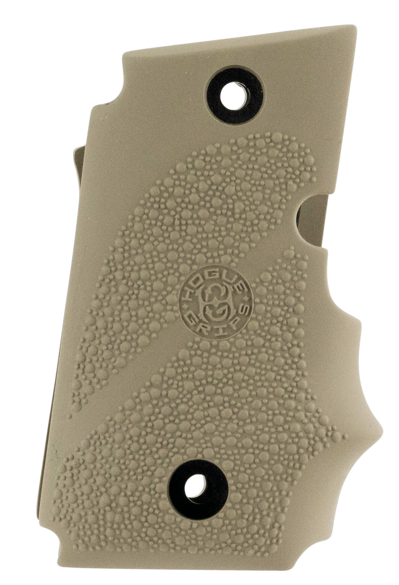 Hogue 98083 Rubber Grip  Flat Dark Earth with Finger Grooves for Sig P938 with Ambidextrous Safety