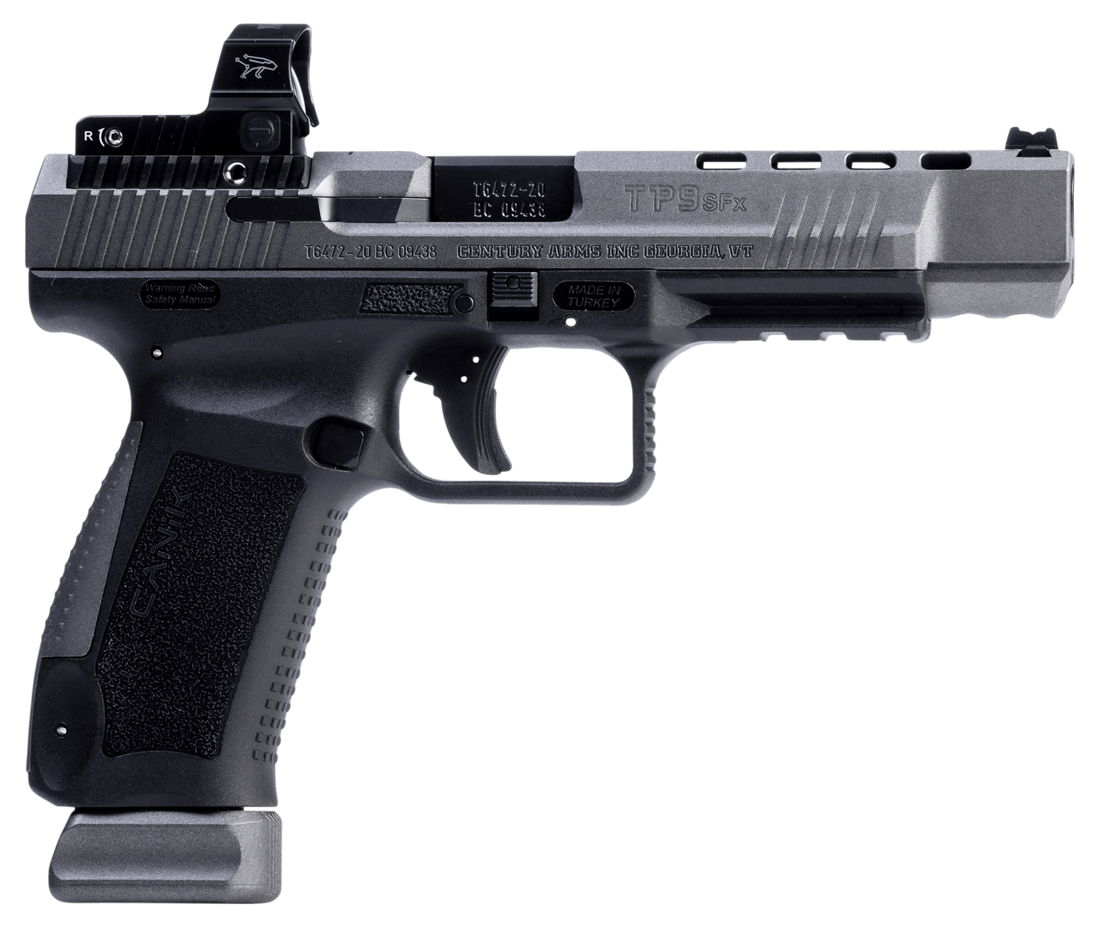 CIA HG7166G-N   CANIK TP9SFX       9MM 20R W/OPTC