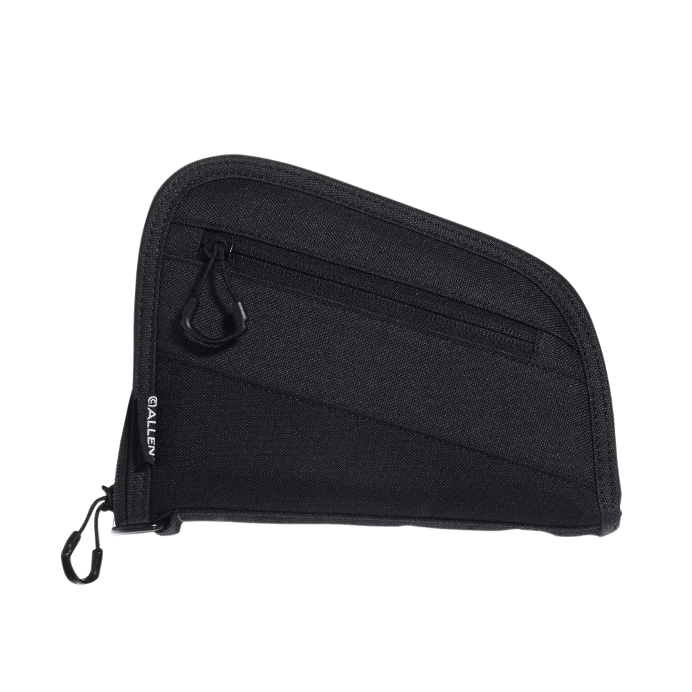 Allen 7753 Auto-Fit 2.0 Compact Handgun Case Thick Foam Padding w/Knit Interior, Exterior Pocket for Most 380 Semi-Auto, 9mm Subcompact & Snub-Nose Revolvers 7" L