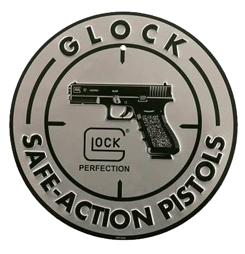 Glock AD00060 Safe Action  Silver/Black Aluminum 12"