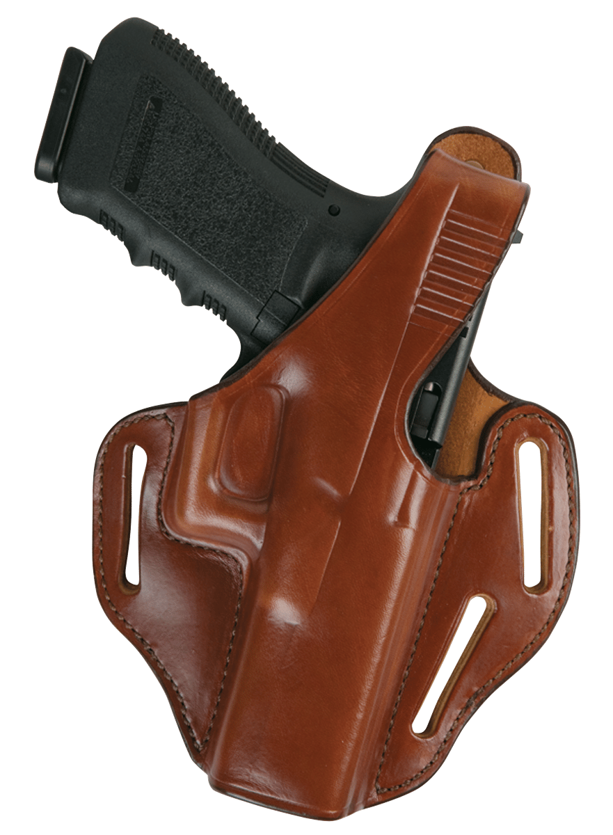 Bianchi 24116 77 Piranha  OWB Size 01 Tan Leather Belt Slide Fits S&W J Frame Right Hand
