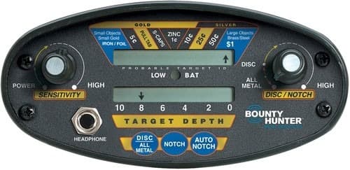 BOUNTY HUNTER "QUICK DRAW II" ADVANCED METAL DETECTOR