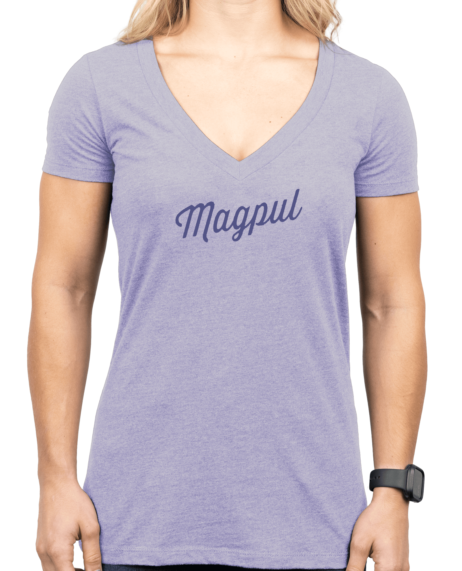 Magpul MAG1336-530-3X Rover Script Women's Orchid Heather Cotton/Polyester Short Sleeve 3XL