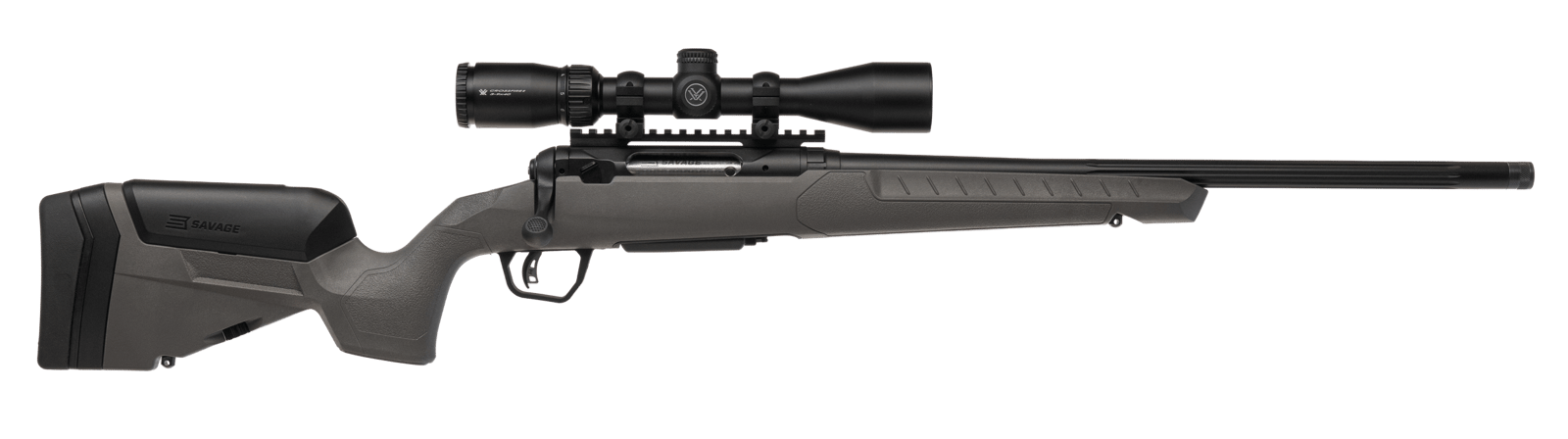 Savage Arms 32456 110 Trailblazer XP 6.5 Creedmoor 4+1 20" Fluted Barrel, Flat Dark Gray Adj LOP Synthetic Stock, Right Hand