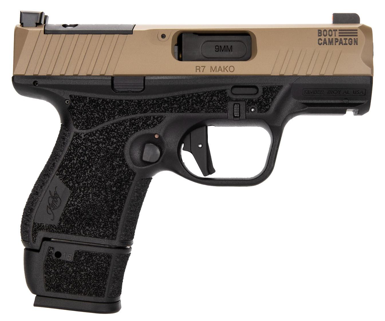 KIMBER R7 MAKO FDE OR BOOT CAMPAIGN 9MM 15RD