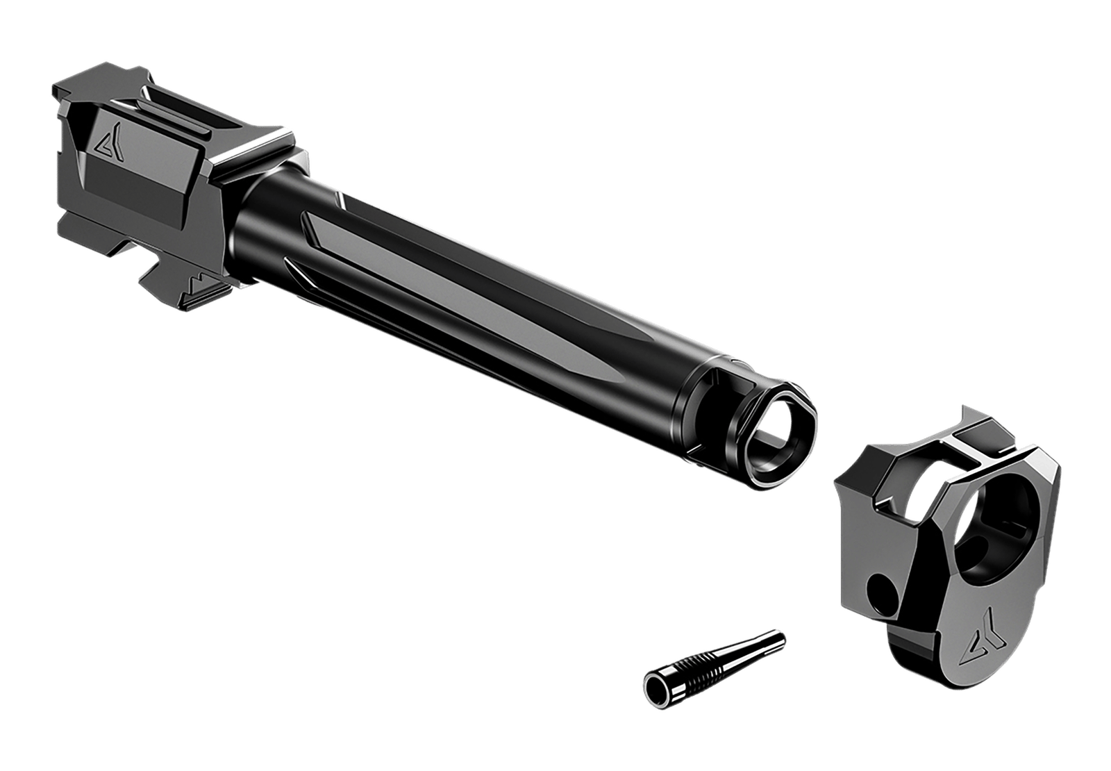 Radian Weapons R0881 Ramjet & Afterburner Combo 9mm Luger Compatible w/Glock 17 Gen3 Black Stainless Steel