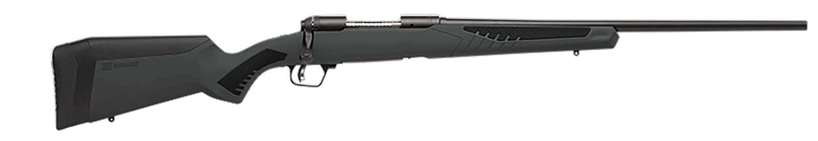 Savage Arms 57039 110 Hunter Full Size 270 Win 4+1 22" Matte Black Button-Rifled Barrel, Matte Black Drilled & Tapped Carbon Steel Receiver, Adj AccuStock Matte Gray Synthetic Stock, Right Hand