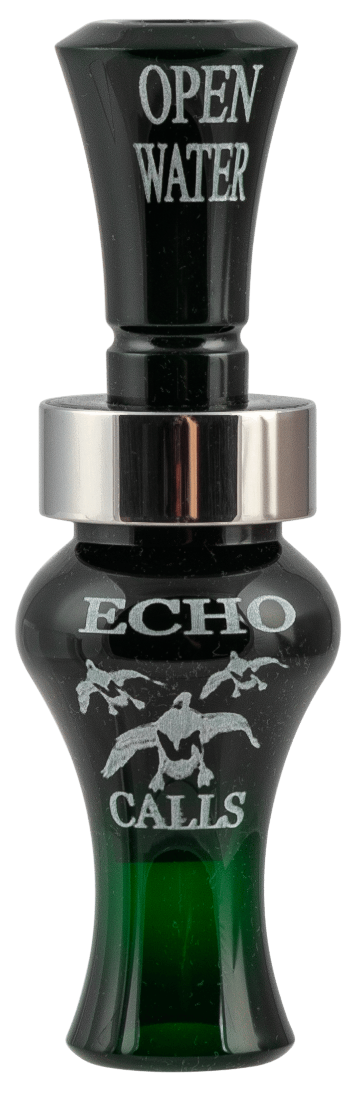 Echo Calls 77764 Open Water  Open Call Single Reed Mallard Hen Sounds Attracts Ducks Dark Green Acrylic