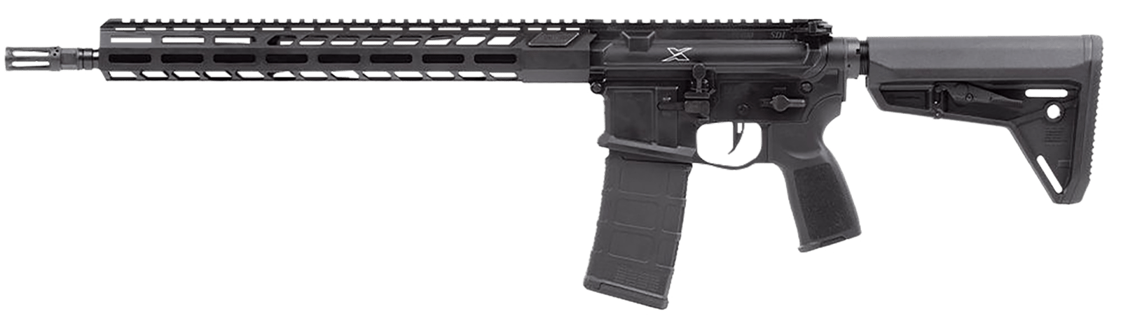 Sig Sauer RM400SDI16BP M400 X-Series 5.56x45mm 30+1 16" Black FNC Chrome Moly Steel Barrel, Black Anodized Aluminum Receiver, 15" M-LOK Handguard, Synthetic Magpul SL-K Stock, Black Polymer Grip