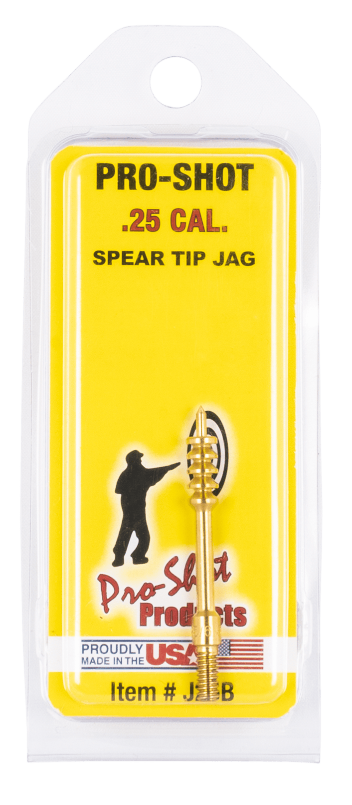 Pro-Shot J25B Benchrest Jag .25/ .26 Cal Handgun/Rifle #8-32 Thread Brass Spear Tip