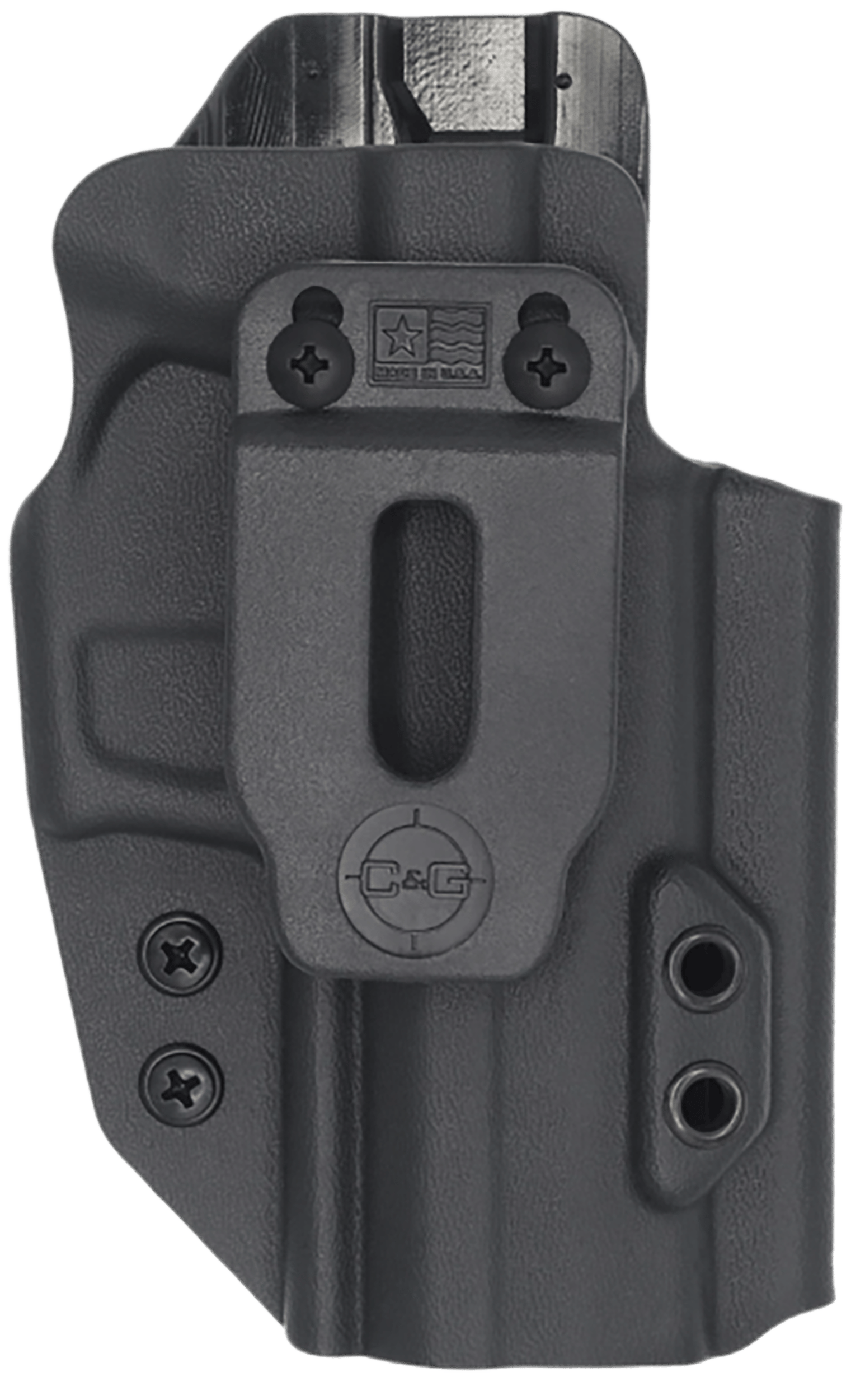 C&G Holsters 0288100 Covert  IWB Black Kydex Belt Clip Fits Sig P320C