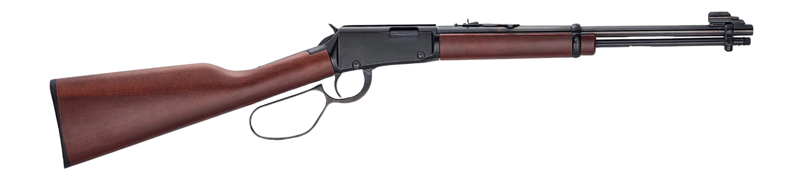 Henry H001R22M Classic Carbine 22 WMR 10+1 16.50" Blued Round Barrel, Black Aluminum Grooved Receiver, American Walnut Straight Grip Stock
