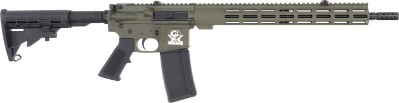 GLFA AR15 RIFLE 300 AAC 16" NITRIDE BBL 30RD OD GREEN