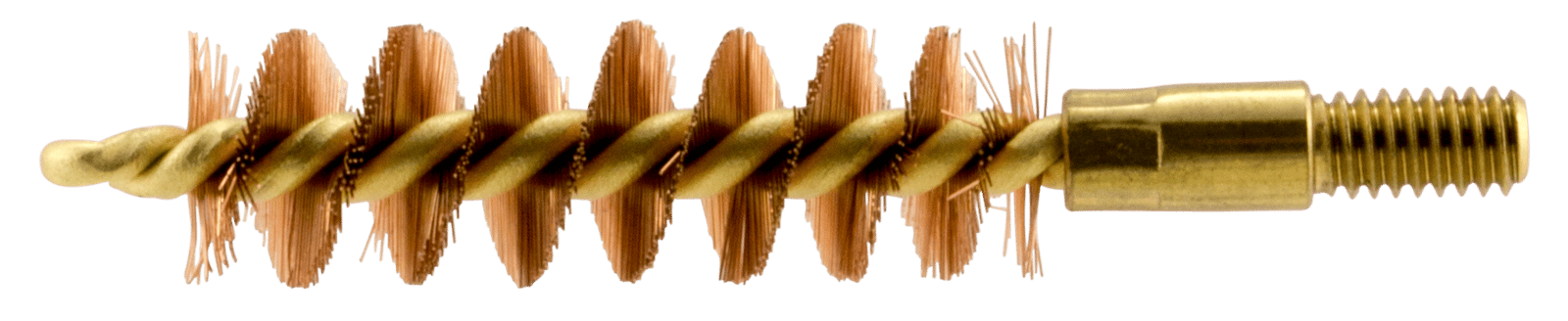 Pro-Shot 9P Bore Brush  9mm Pistol #8-32 Thread Bronze Bristles Brass Core
