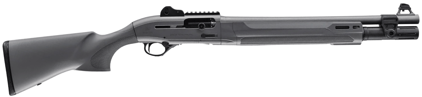 Beretta USA J131M2CTT187GR 1301 Tactical C Mod 2 12 Gauge Semi-Auto 3" 7+1 18.50" Chrome Lined Steel Barrel, Picatinny Rail Aluminum Receiver, Gray w/Aggressive Texture Gray Fixed Synthetic Stock