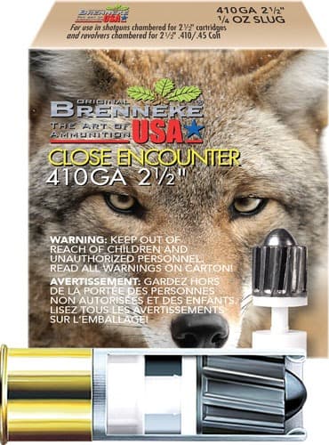 BRENNEKE USA CLOSE ENCOUNTER 410 2.5" 1/4OZ SLUG 5RD 90BX/C