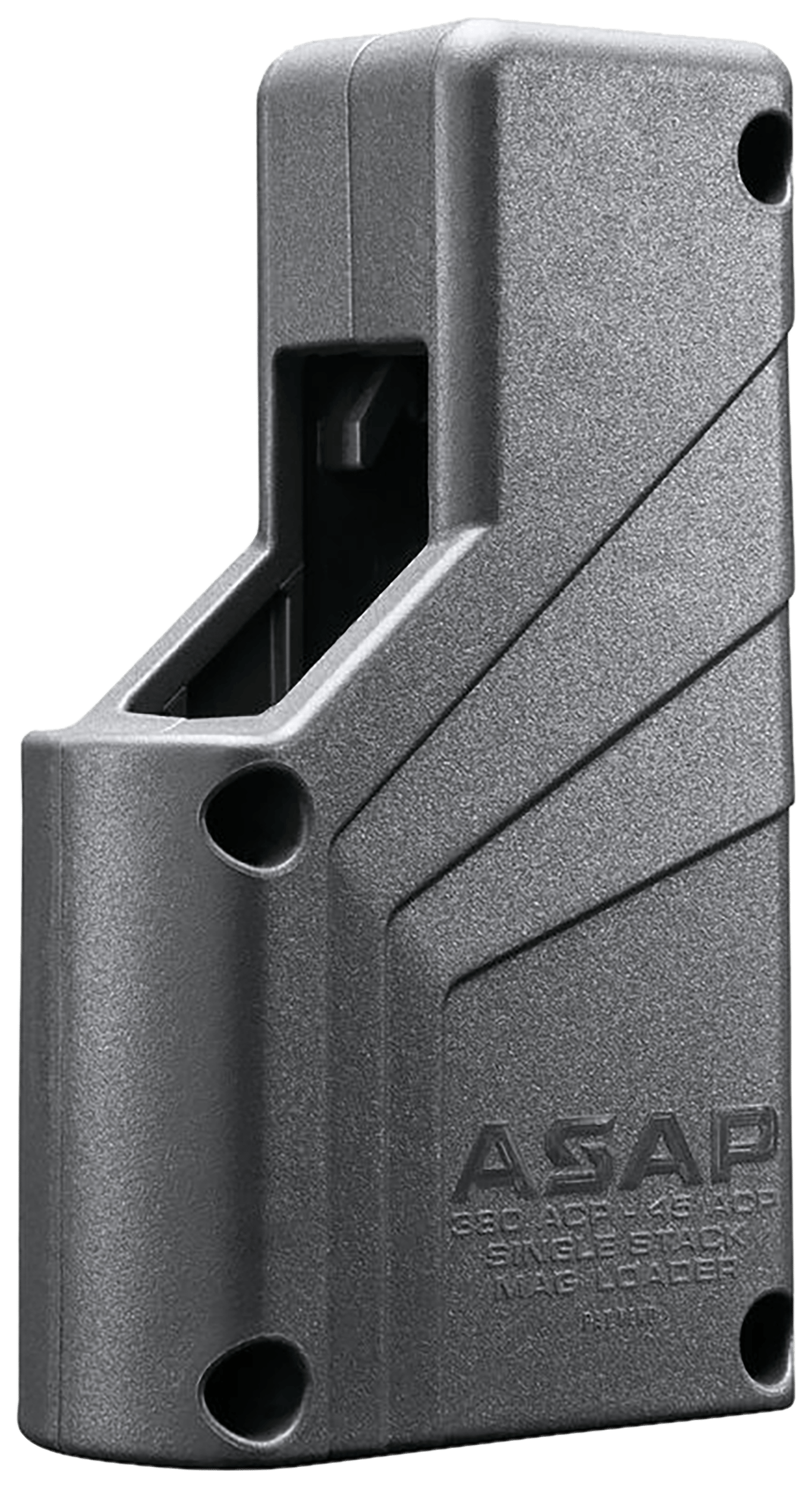 Butler Creek BCA1XSML ASAP Universal Mag Loader Single Stack Style Black Polymer Fits 9mm - 45 ACP Caliber Pistols