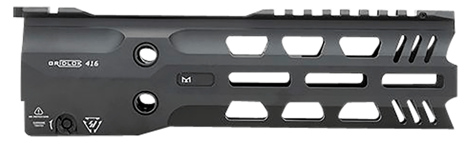 Strike Industries GRIDLOK-416-FD-9 GridLok Full Duty With Quick Detach System 9"L 1.57"D M-LOK Black Aluminum for HK 416, HK MR556, M27 IAR
