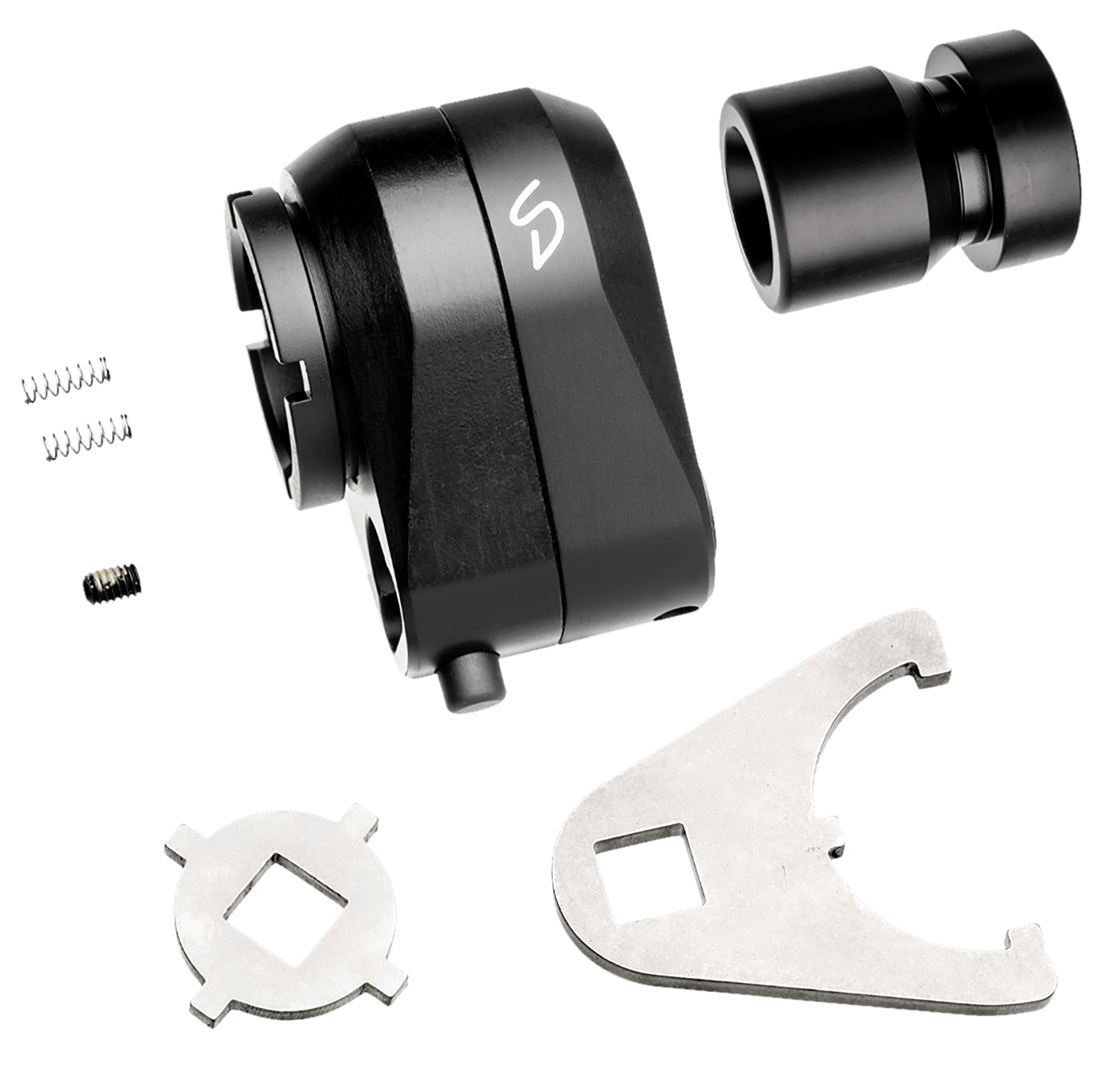 Stern Defense 008SDRABADD1M Rapid Attach Buttstock Adapter Black Aluminum/Steel
