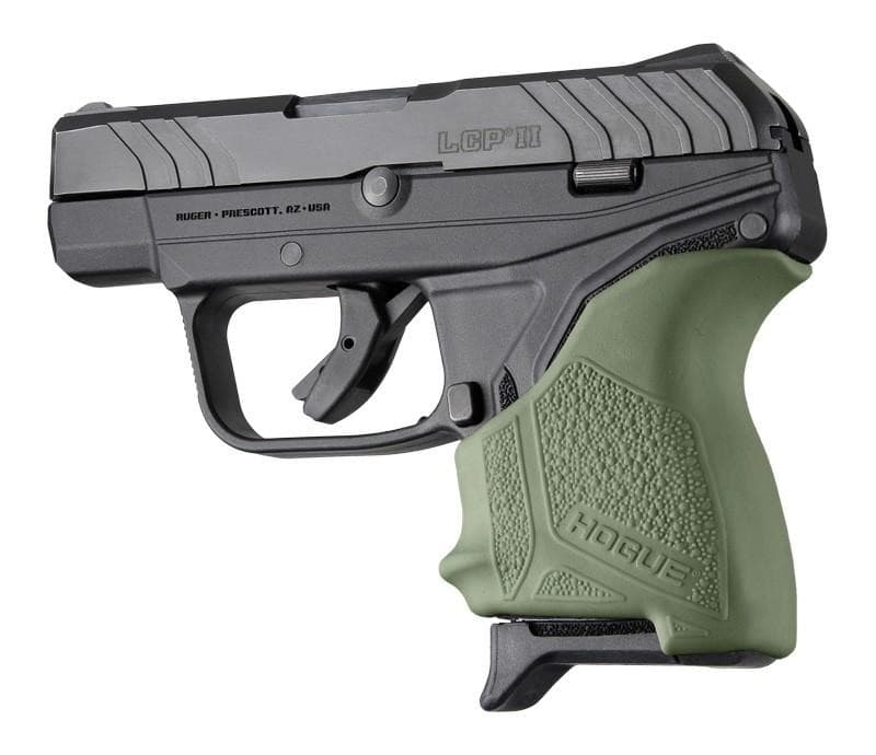 Hogue HandAll Beavertail Grip Sleeve for Ruger LCP II-OD Green