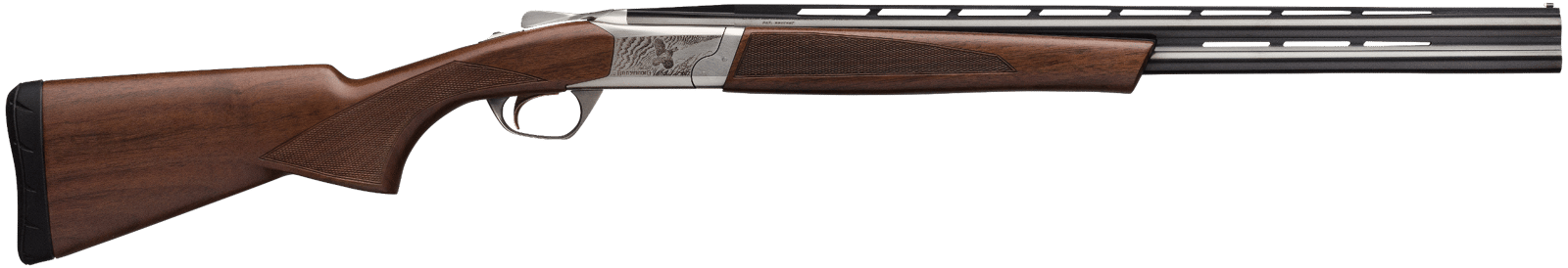 Browning 018701606 Cynergy Micro Midas 12 Gauge 3" 2rd 24" Satin Blued Barrel, Game Scene Engraved Silver Nitride Rec, Grade I/II Satin Walnut Stock