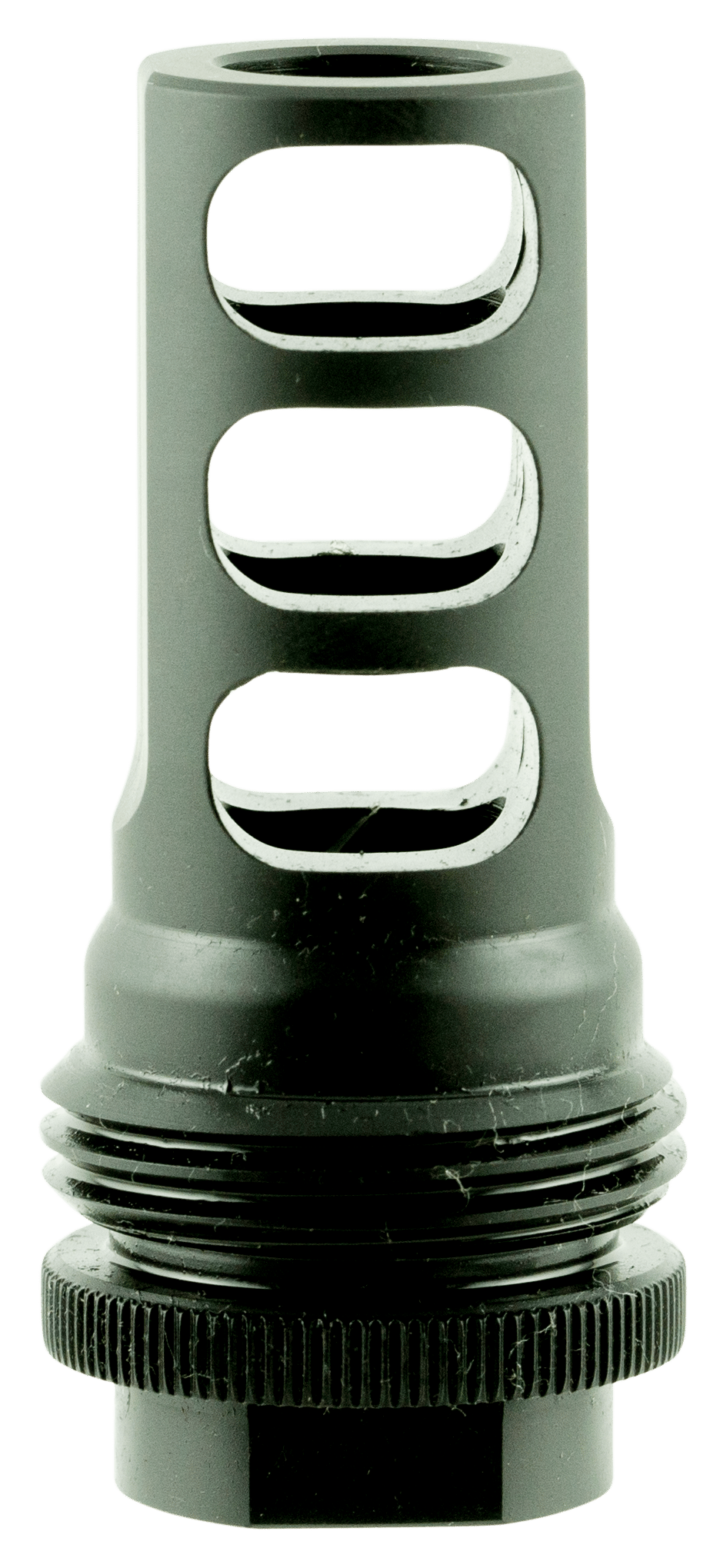 SilencerCo AC1557 ASR Muzzle Brake Black Steel with 5/8"-32 tpi Threads for 458 Cal