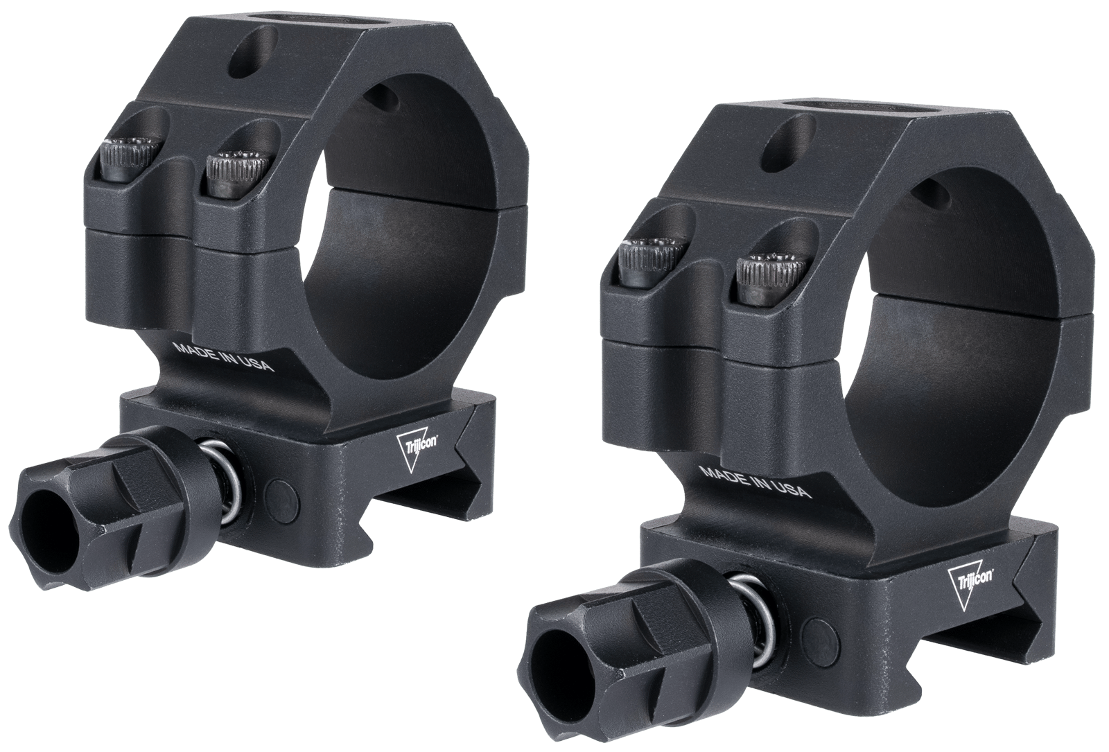 Trijicon AC22073 Scope Rings with Q-LOC Technology  Matte Black 35mm Medium