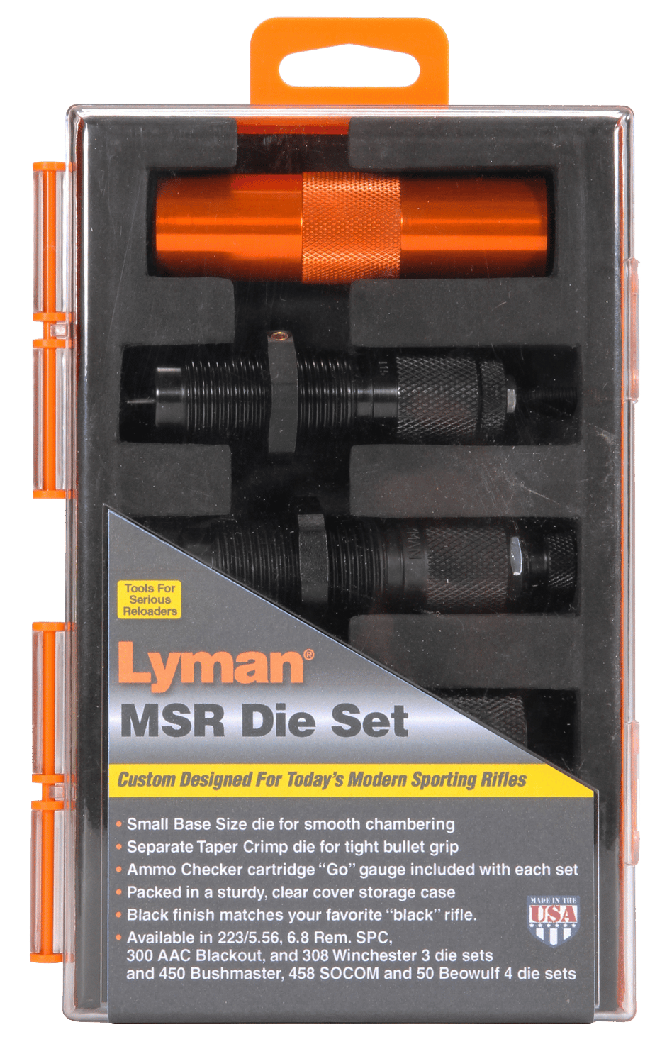 Lyman 7690104 MSR Precision Die System 300 Blackout